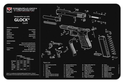 TekMat GLOCK Gen4 Gun Cleaning Mat